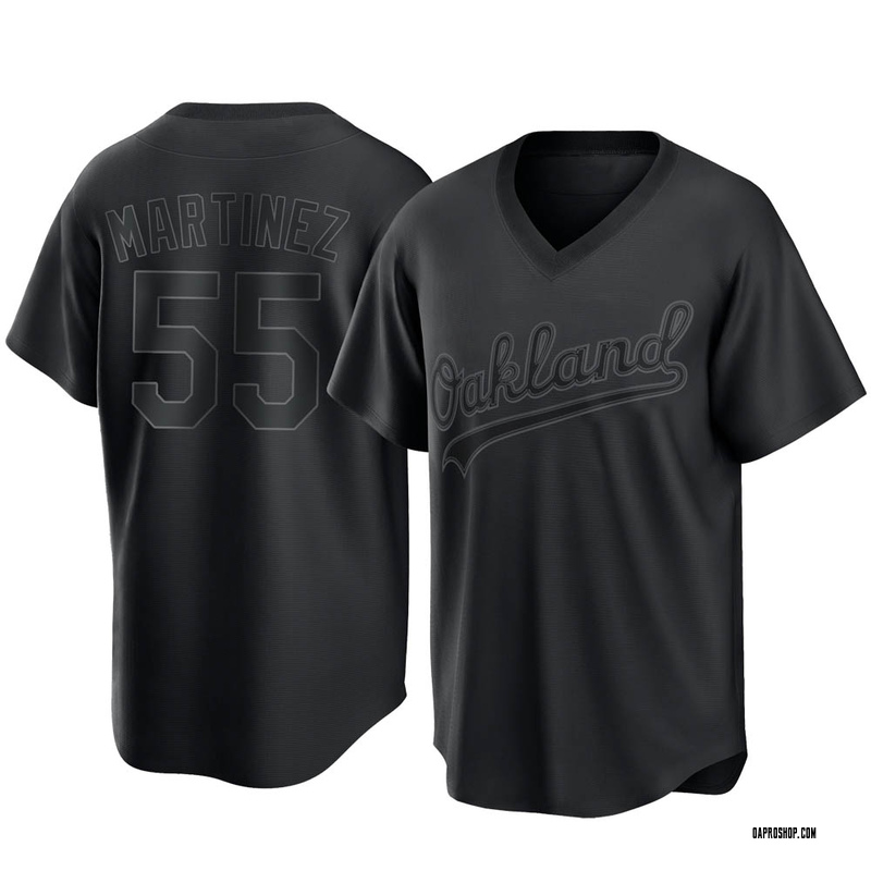 Rickey Henderson Men's Oakland Athletics Alternate Jersey - Black  Holographic Replica