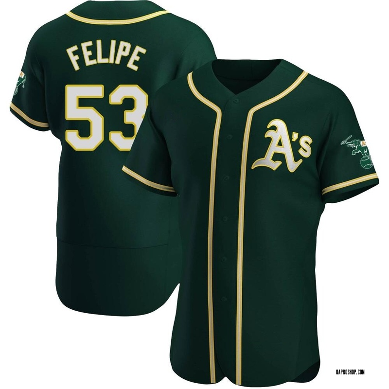 Oakland Athletics Rollie Fingers Cream 1968 Throwback Jersey – US