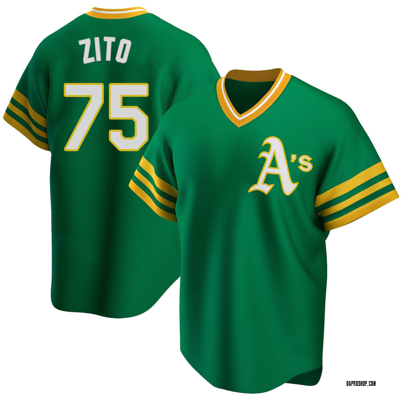Barry Zito Men's Oakland Athletics R Road Cooperstown Collection