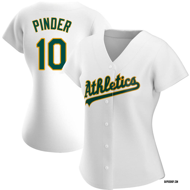 Chad Pinder Women's Oakland Athletics Home Jersey - White Replica