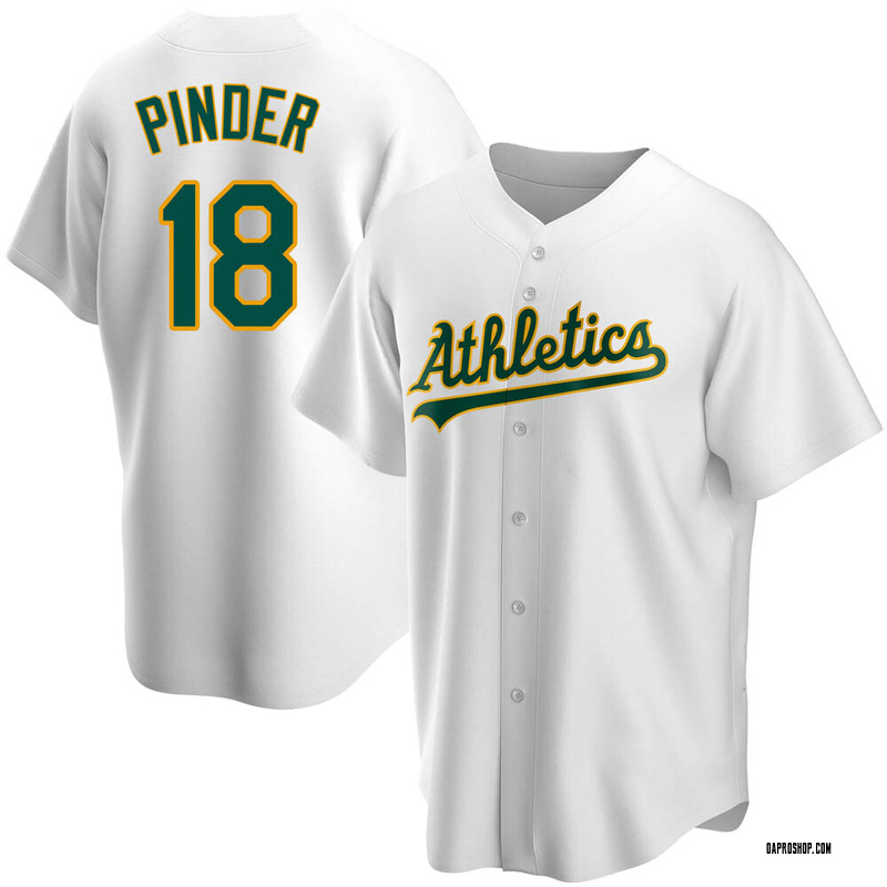 Chad Pinder Youth Oakland Athletics Alternate Jersey - Black