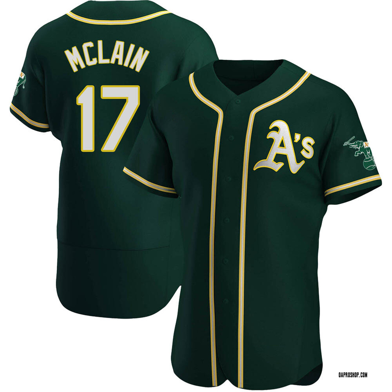 Denny Mclain Men's Oakland Athletics Alternate Jersey - Gold Authentic