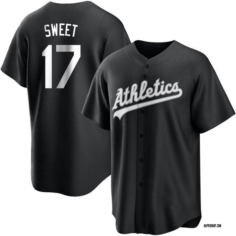 Devin Sweet Youth Oakland Athletics Jersey - Black/White Replica