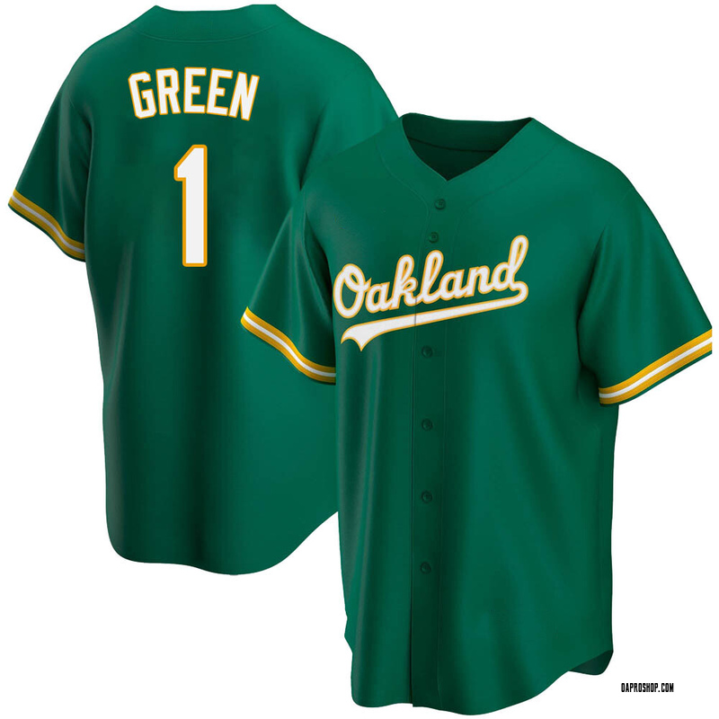 Men's Kelly Green Oakland Athletics Authentic Team Jersey