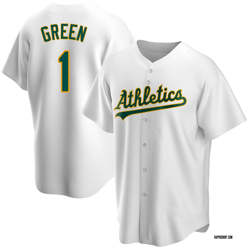 Replica Dick Green Youth Oakland Athletics Black Holographic