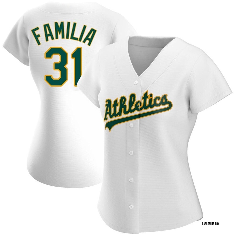 Jeurys Familia Women's Oakland Athletics Home Jersey - White Authentic