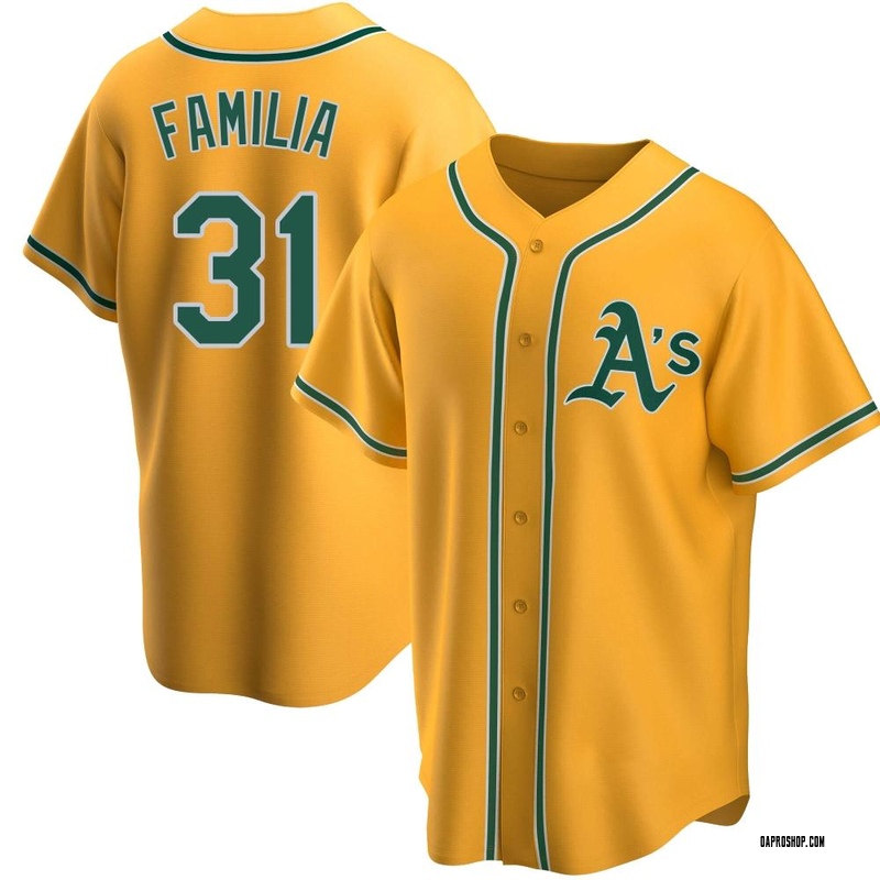 Jeurys Familia Youth Oakland Athletics Home Jersey - White Replica