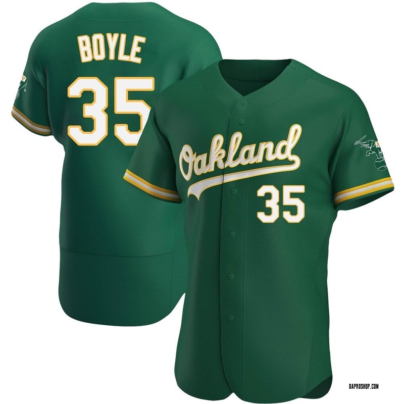 Nike Kelly Green Oakland Athletics Authentic Team Jersey