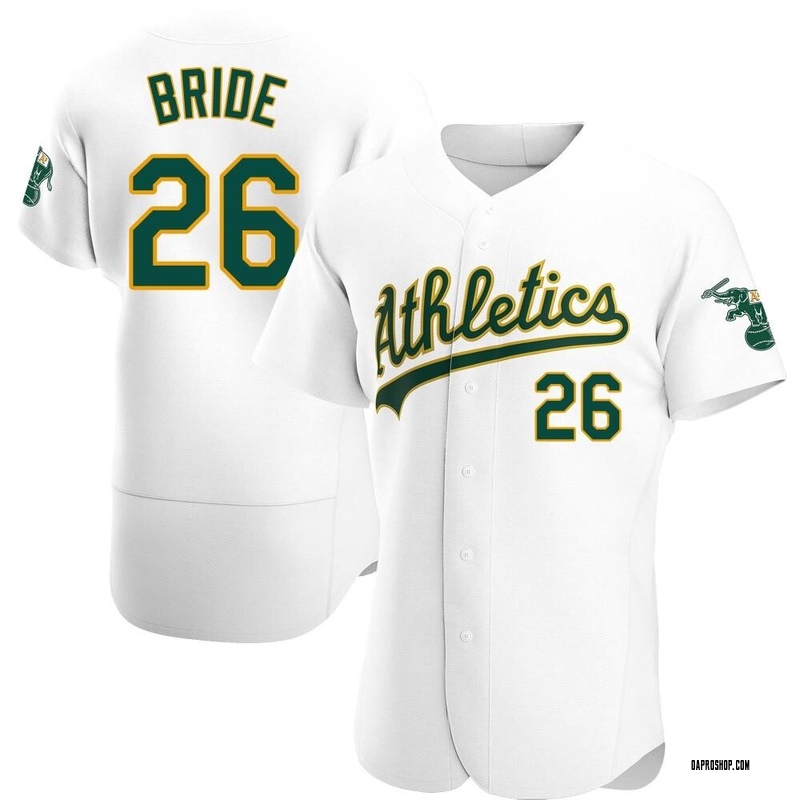 Jonah Bride Men's Nike Kelly Green Oakland Athletics Alternate Authentic Custom Jersey