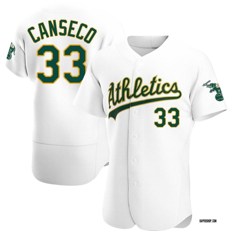 Jose Canseco Men's Oakland Athletics Home Jersey - White Authentic