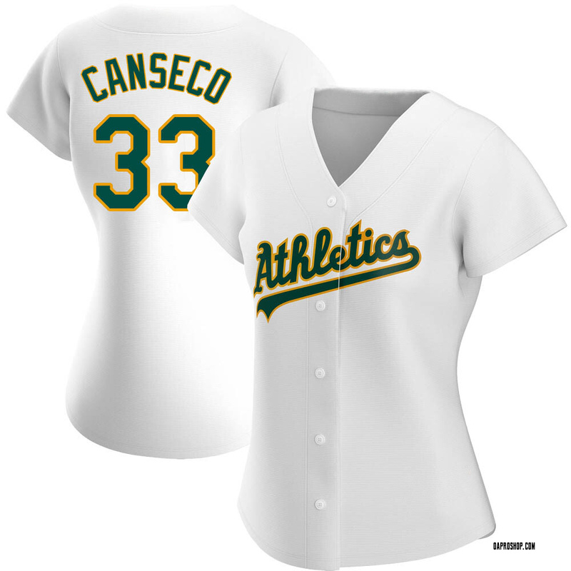 Jose Canseco Women's Oakland Athletics Home Jersey - White Authentic