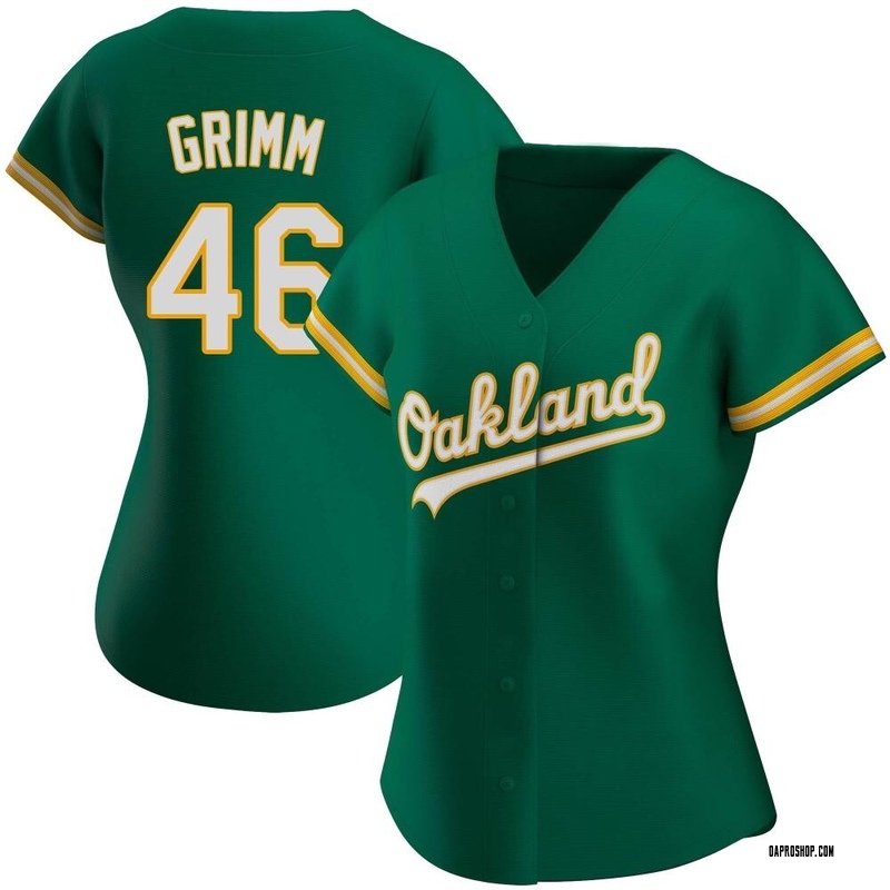 2022 Oakland Athletics Justin Grimm #46 Game Issued Kelly Green