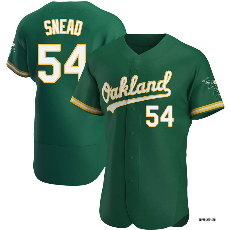 Kirby Snead Men's Nike Kelly Green Oakland Athletics Alternate Authentic Custom Jersey