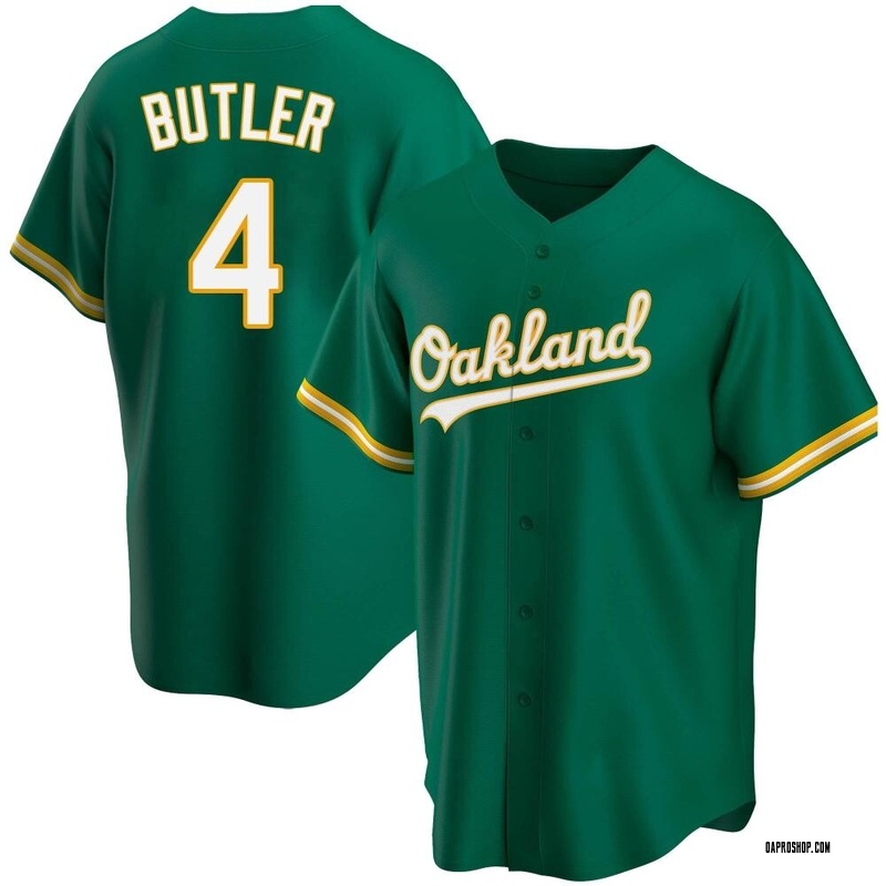 Lawrence Butler Men's Oakland Athletics Alternate Jersey - Kelly Green Replica