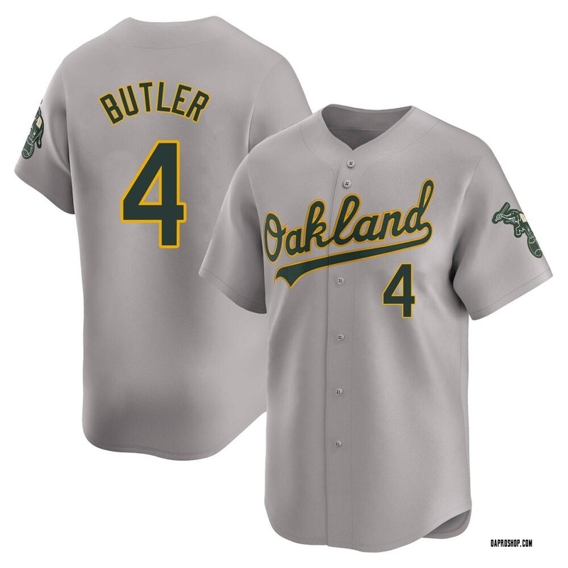 Lawrence Butler Men's Oakland Athletics Away Jersey - Gray Limited