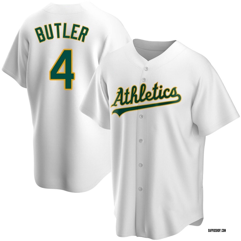 Lawrence Butler Men's Oakland Athletics Home Jersey - White Replica