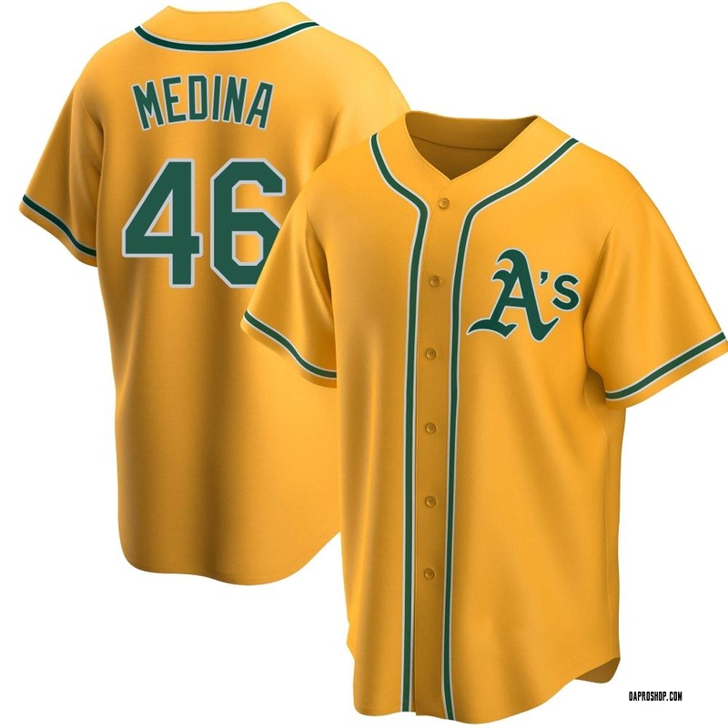 Oakland A's Boys Majestic MLB Baseball jersey Alternate Green