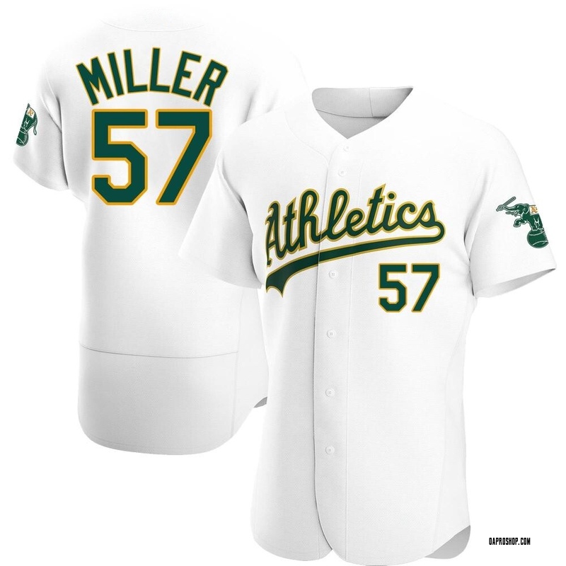 Mason Miller Men's Nike White Oakland Athletics Home Replica Custom Jersey