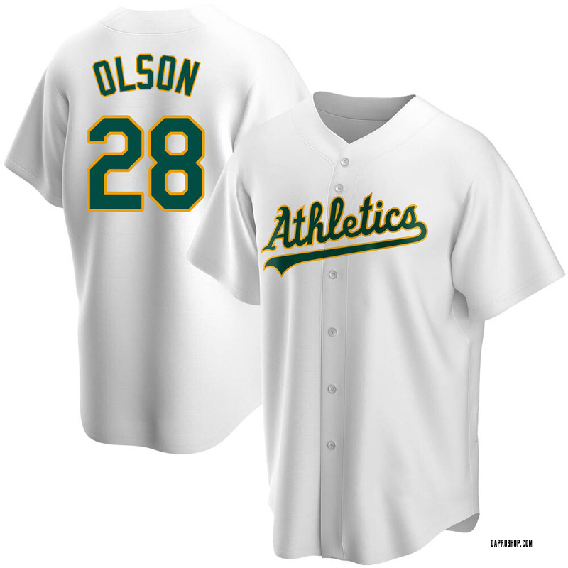Matt Olson Men's Oakland Athletics Home Jersey - White Replica
