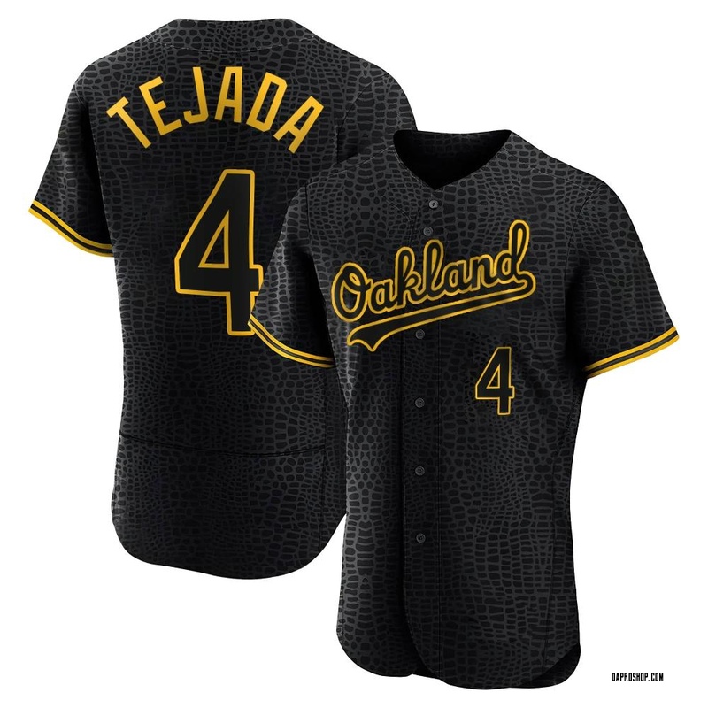 Miguel Tejada Oakland Athletics Men's Green Roster Name & Number T-Shirt 