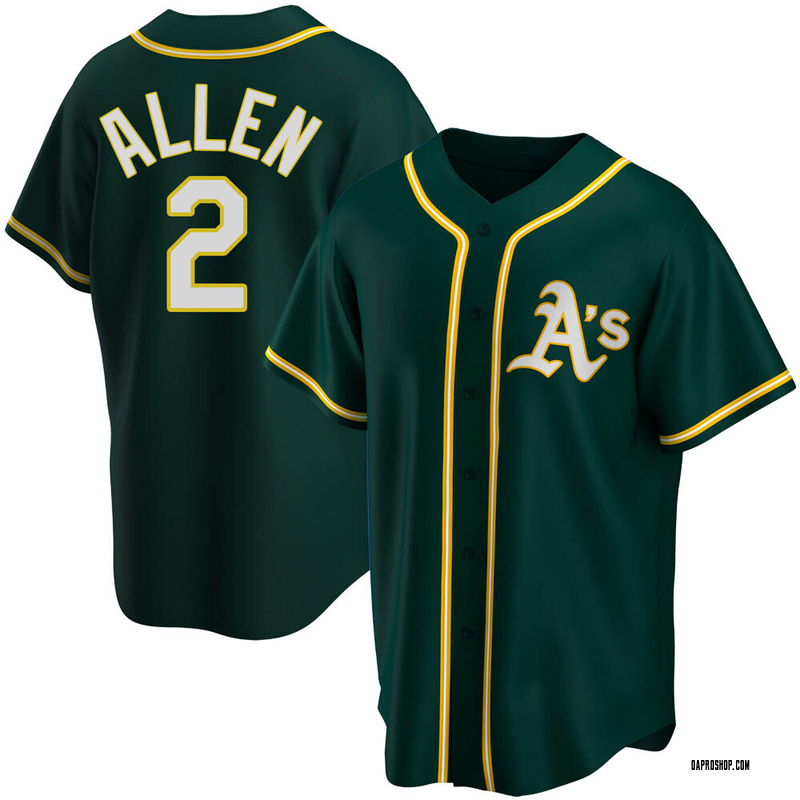 Nick Allen Men's Nike Kelly Green Oakland Athletics Alternate Authentic Custom Jersey