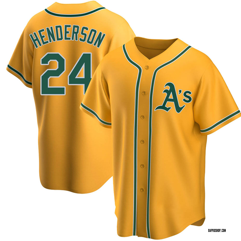 Oakland Athletics Rickey Henderson Throwback Vintage Baseball 