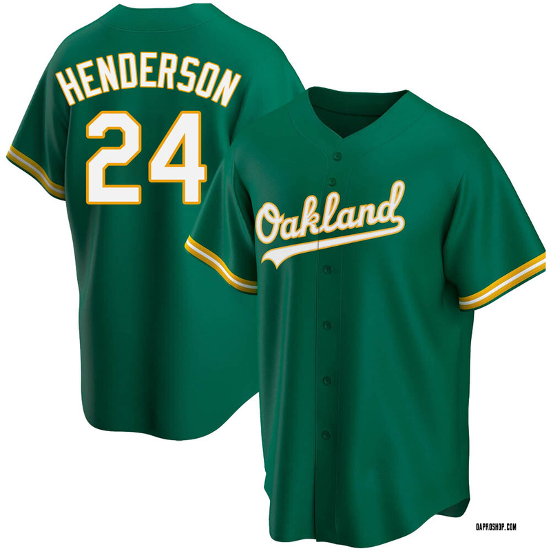 OAKLAND A’S RICKEY HENDERSON MAJESTIC COOPERSTOWN COLLECTION JERSEY XXL New