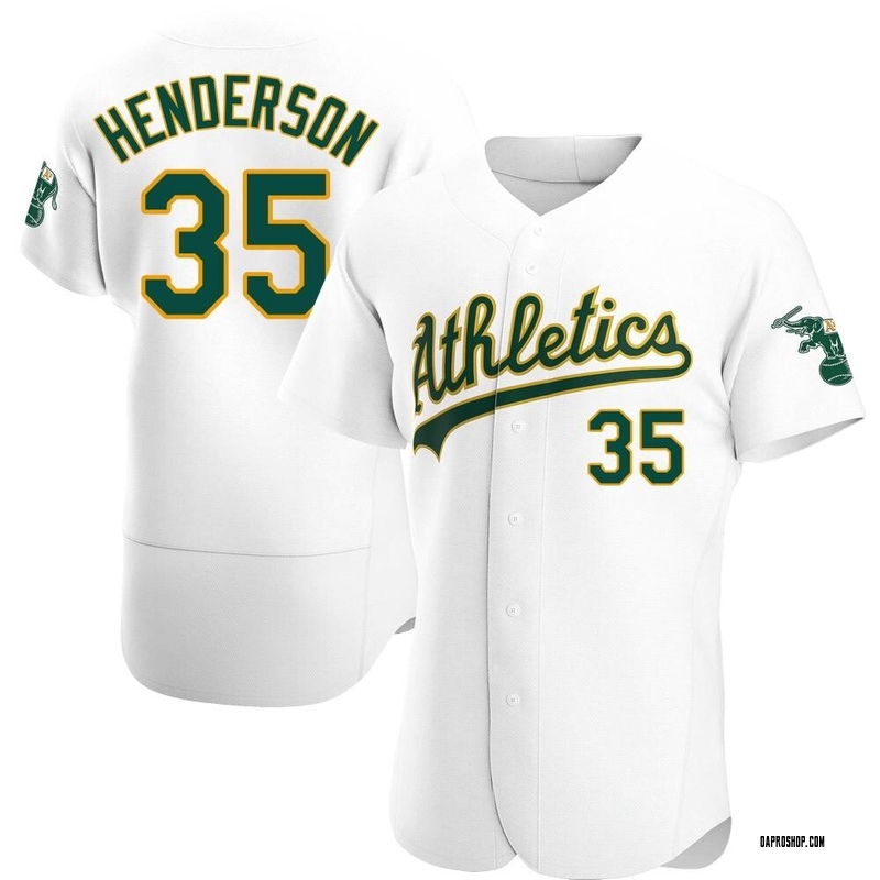 Rickey Henderson Men's Oakland Athletics Home Jersey - White Authentic