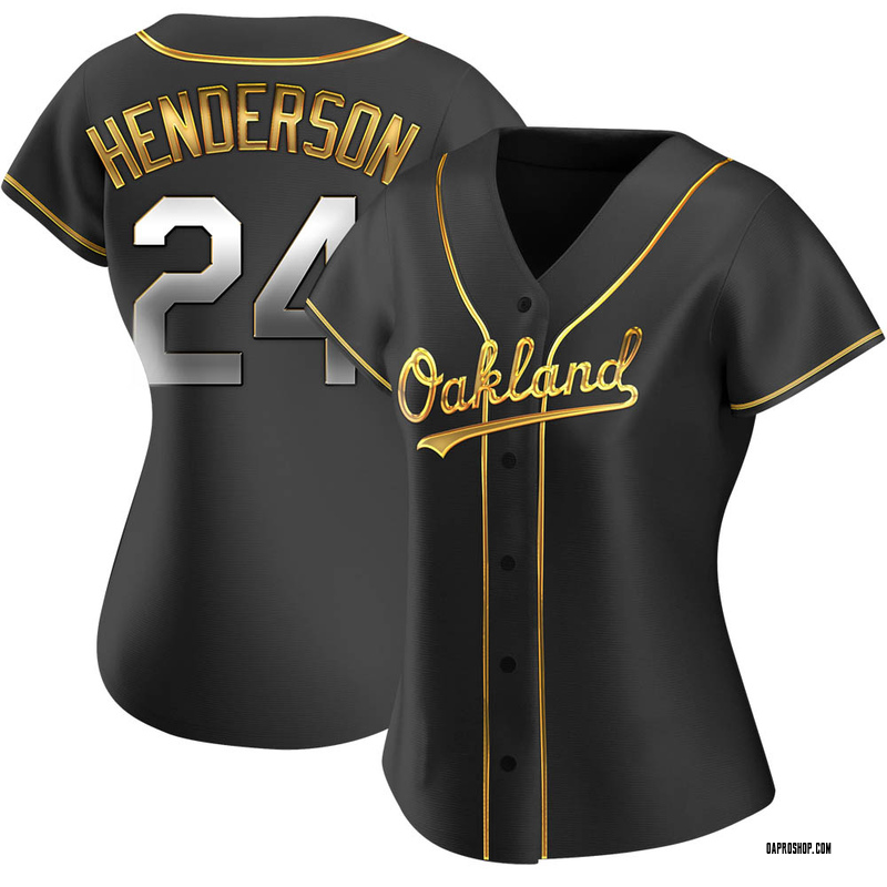 Women's Oakland Athletics Rickey Henderson White Home Jersey - Replica