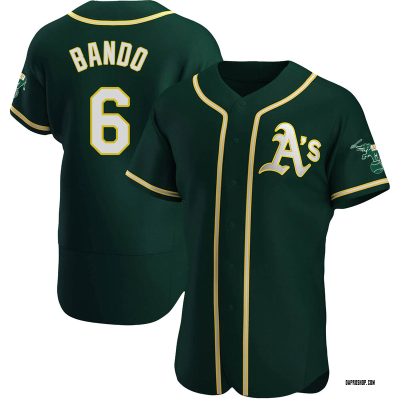 Sal Bando Men's Oakland Athletics Alternate Jersey - Green Authentic
