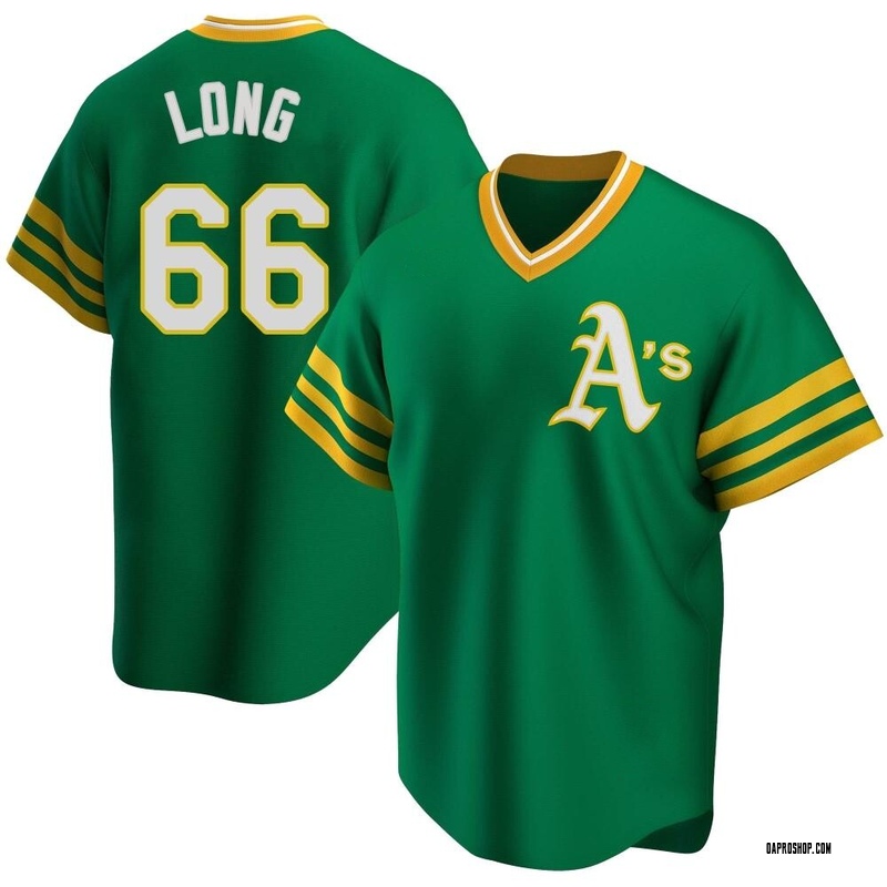 Men's Oakland Athletics Majestic Kelly Green Cool Base Team Jersey