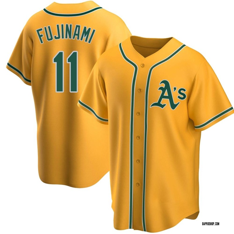 Shintaro Fujinami Youth Oakland Athletics Alternate Jersey - Black