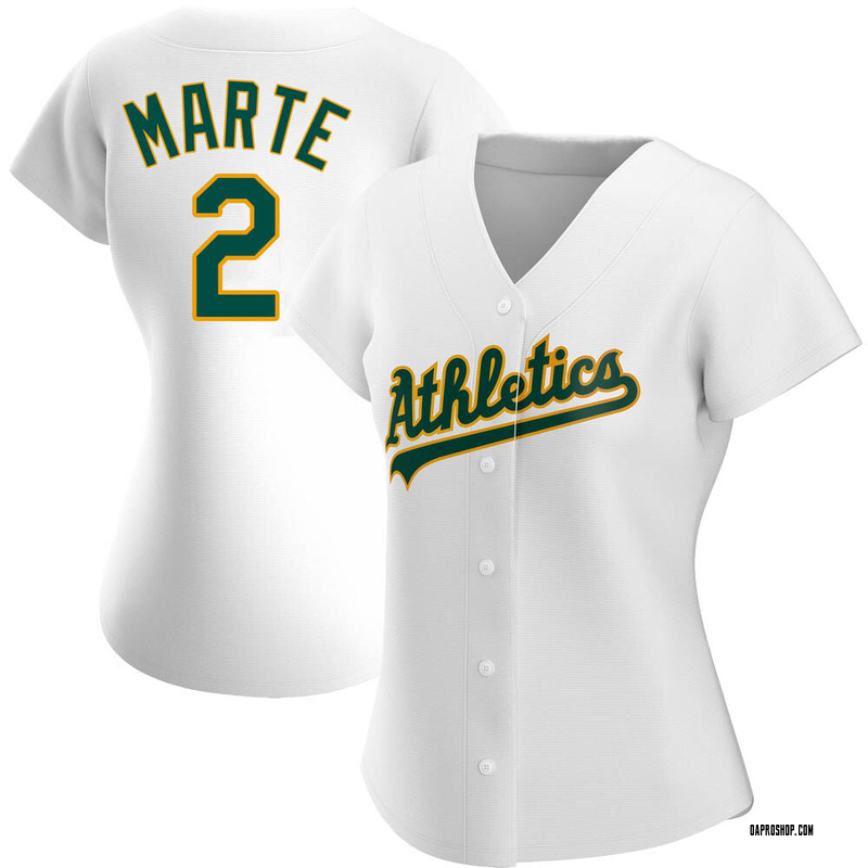 Starling Marte Youth Oakland Athletics Home Jersey - White Replica