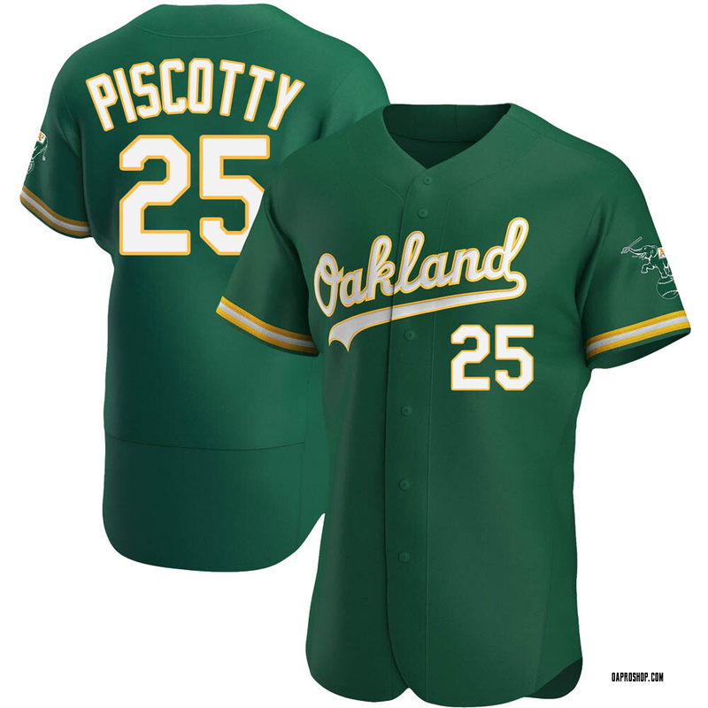 Stephen Piscotty Youth Oakland Athletics R Road Cooperstown Collection  Jersey - Kelly Green Replica