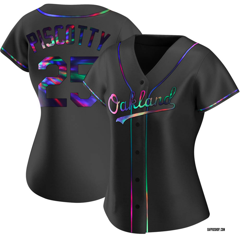 Women's Oakland Athletics Stephen Piscotty Black Pitch Fashion Jersey -  Replica