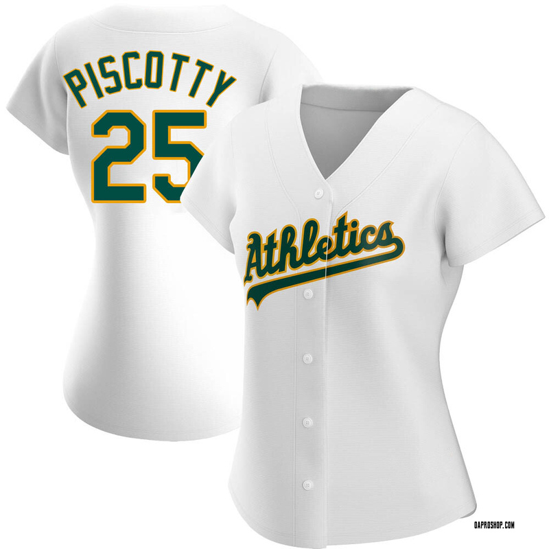 Stephen Piscotty Men's Oakland Athletics Home Jersey - White Authentic