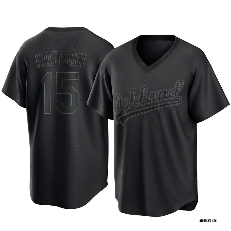 Tim Hudson Oakland Athletics Women's Black Roster Name & Number T-Shirt 