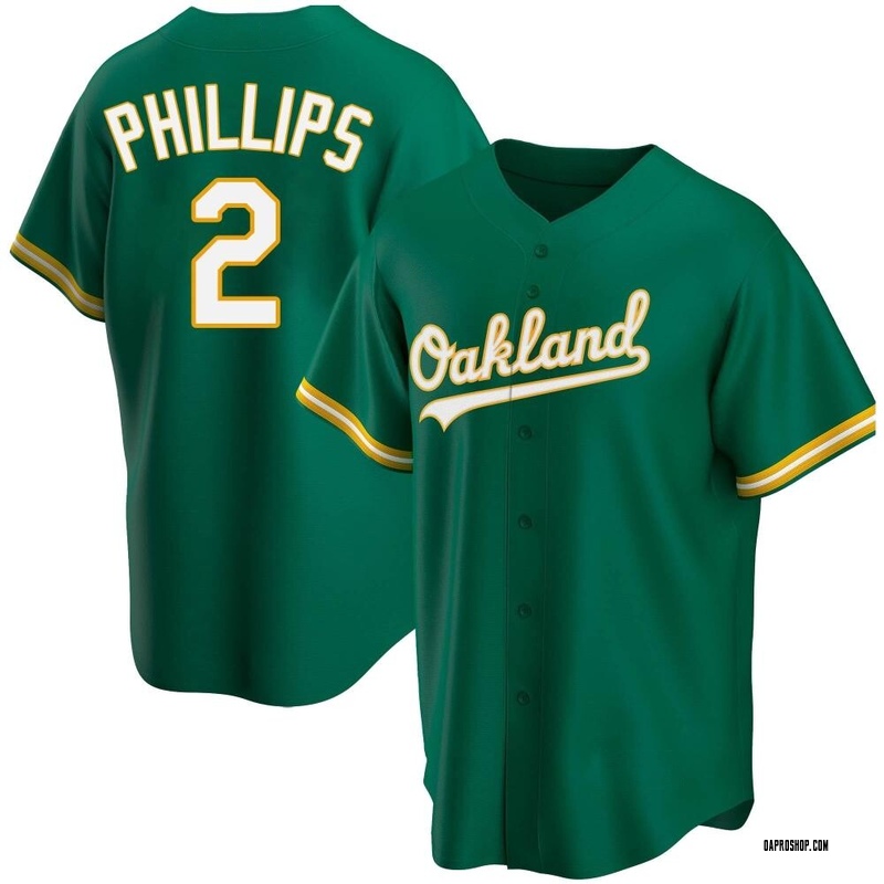 Nike Kelly Green Oakland Athletics Authentic Team Jersey