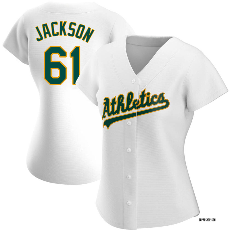 Zach Jackson Oakland Athletics Home White Baseball Player Jersey