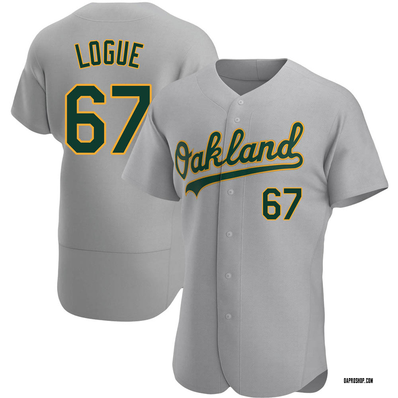 2022 Oakland A's Athletics Zach Logue Game Issued Grey Jersey 42 DP47845