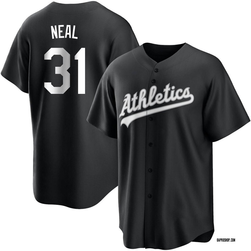 Zach Neal Youth Oakland Athletics Alternate Jersey - Black